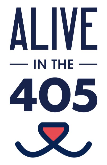 alive in the 405 logo