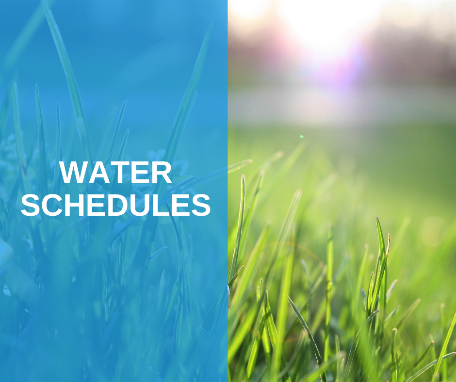 Water Schedules