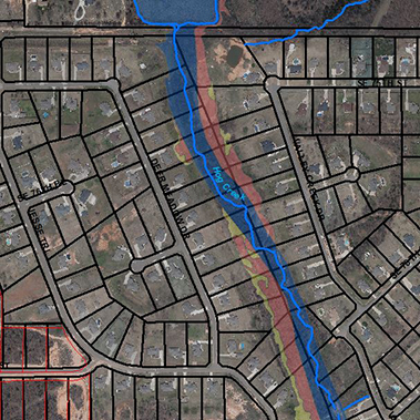 Subdivision_Lots contain creek and floodplain_SE 74th Street-website