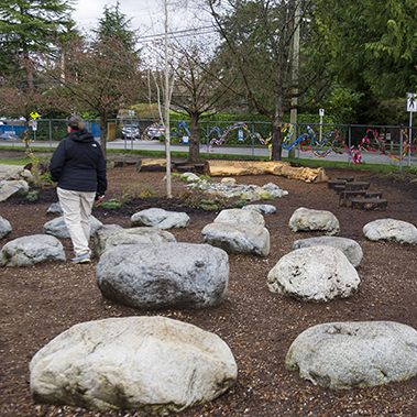 Boulder garden