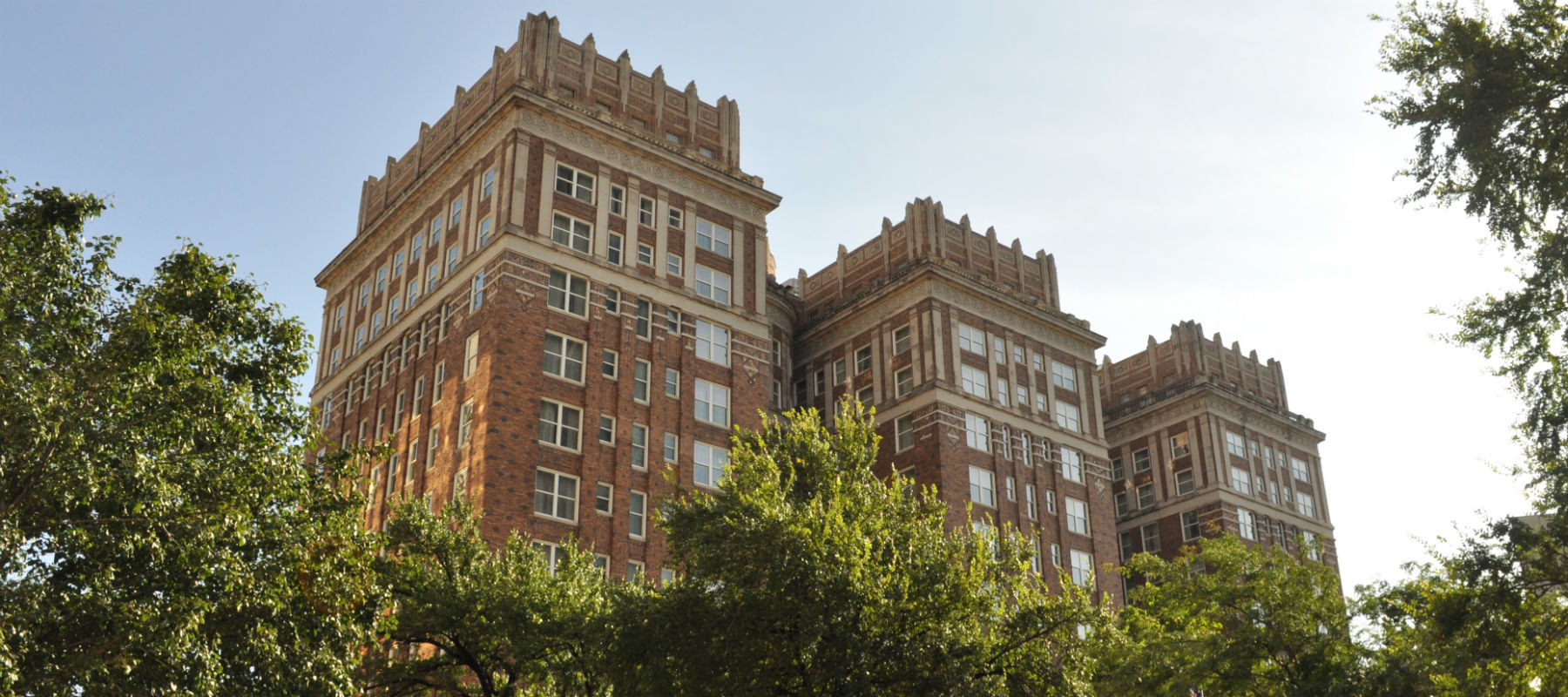 The Skirvin Hilton Hotel in downtown Oklahoma City