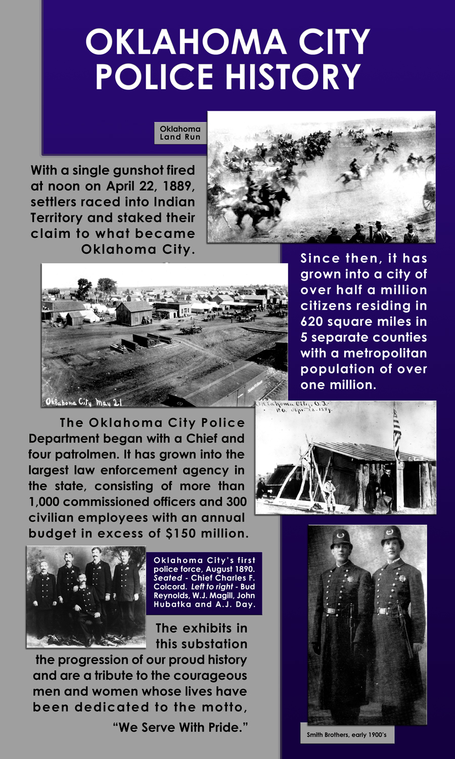 Information about OKCPD History