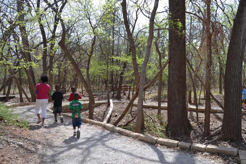 Families love the trails at Martin Park Nature Center