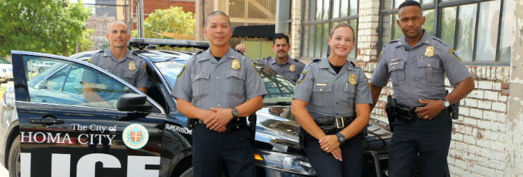 Officers in Bricktown